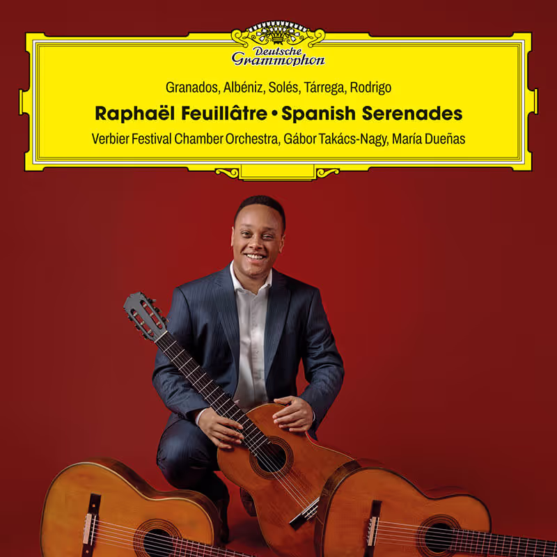 album cover of spanish serenades deutsche grammophon by raphaël feuillâtre